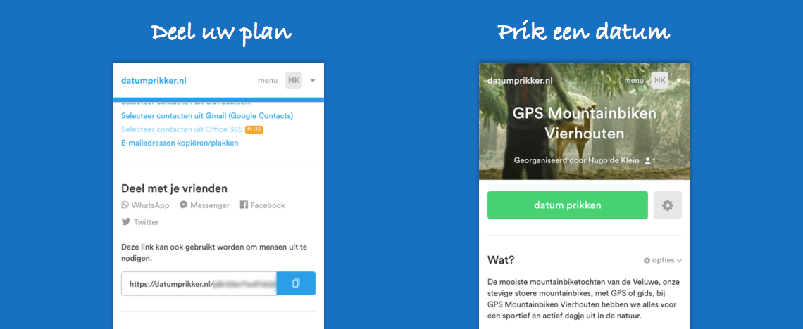 Datum prikken appx